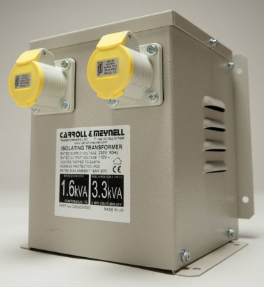 Enclosed Transformer 230/110V, 3.3kVA - CM3300/WM2